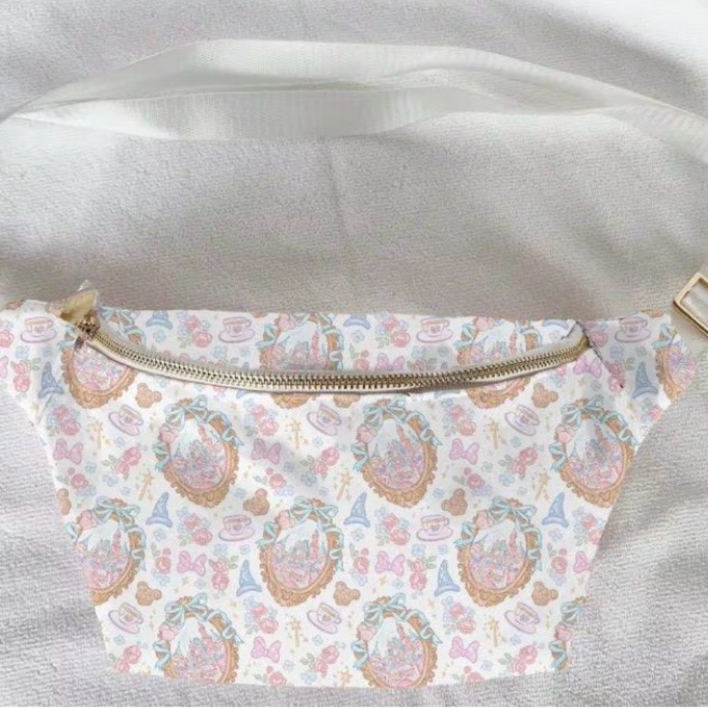 Disney Magic castle fanny pack